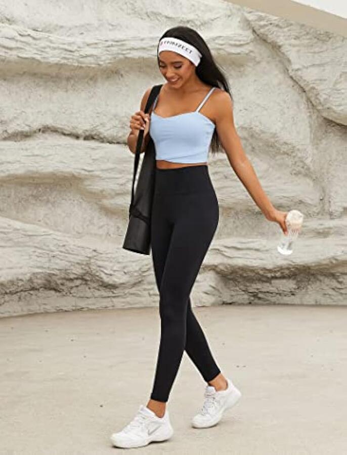 Leggings in tessuto caldo vari colori talia unica