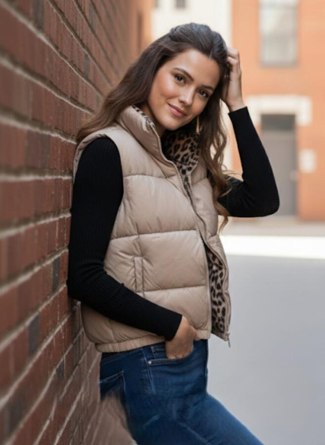 Smanicato double face con maculato e tinta unita vari colori taglie S _ M - L - XL