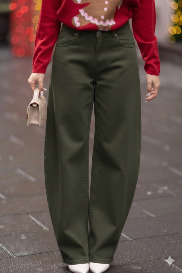 pantalone baloon elasticizzato in elasten vari colori taglie dalla S alla XL