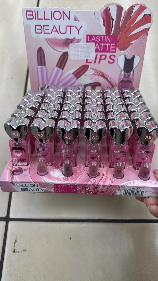 BILLION BEAUTY LASTING MATTE LIPS (Dupe Dior) (Conf. da 36 pezzi)