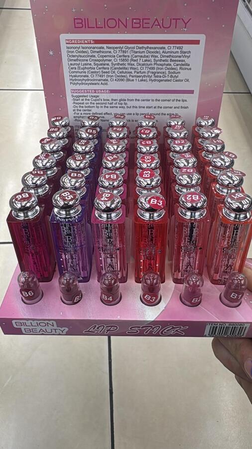BILLION BEAUTY LIP STICK (Dupe Dior) (Conf. da 36 pezzi)