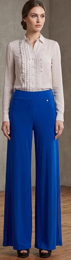 Pantaloni da ballo in tessuto tecnico elastico forma dritta taglie comode 1-0030