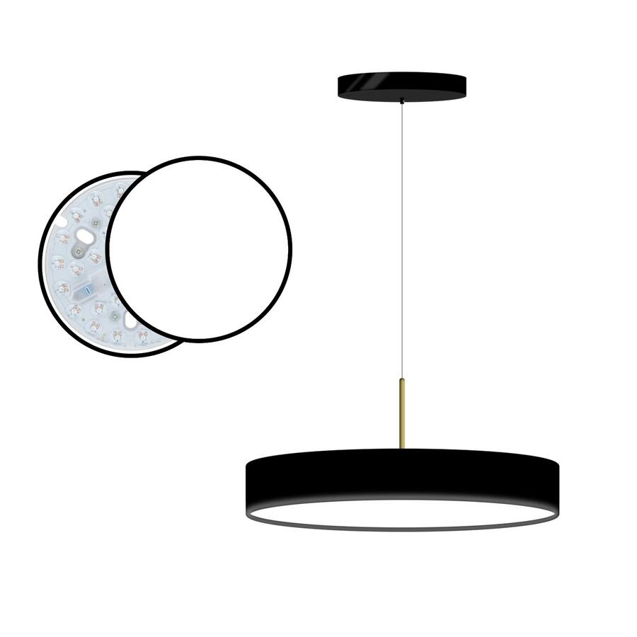 Lampadario 40W a Sospensione Cerchio Design Circolina IP20 Cucina Salotto LED 4000K