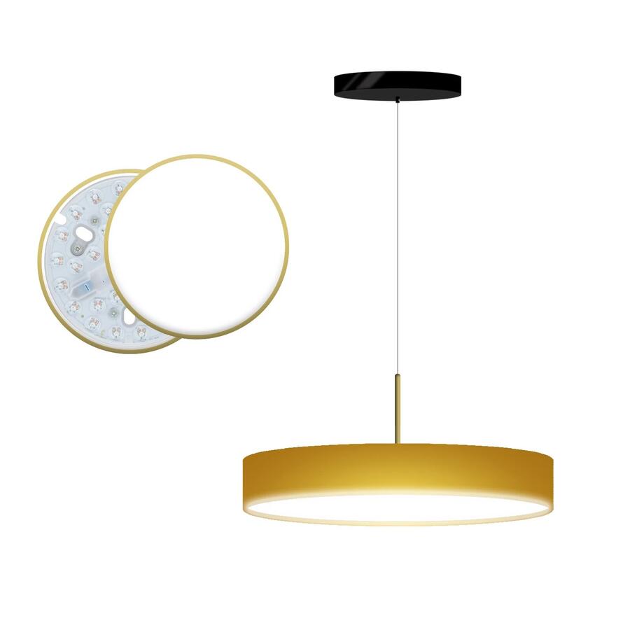 Lampadario 40W a Sospensione Cerchio Design Circolina IP20 Cucina Salotto LED 4000K