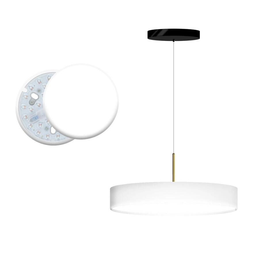 Lampadario 40W a Sospensione Cerchio Design Circolina IP20 Cucina Salotto LED 6500K