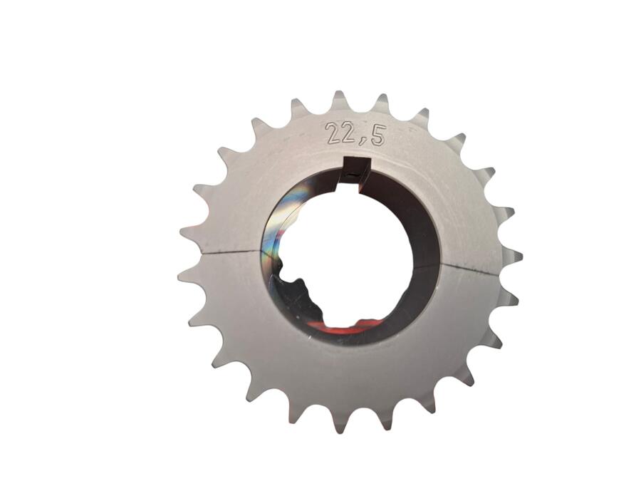 NEW  ! SUPER PROMO !  CORONA IN ERGAL  MEZZO DENTE Ø 50 mm PER KZ passo 428 con CHIUSURA A ZERO