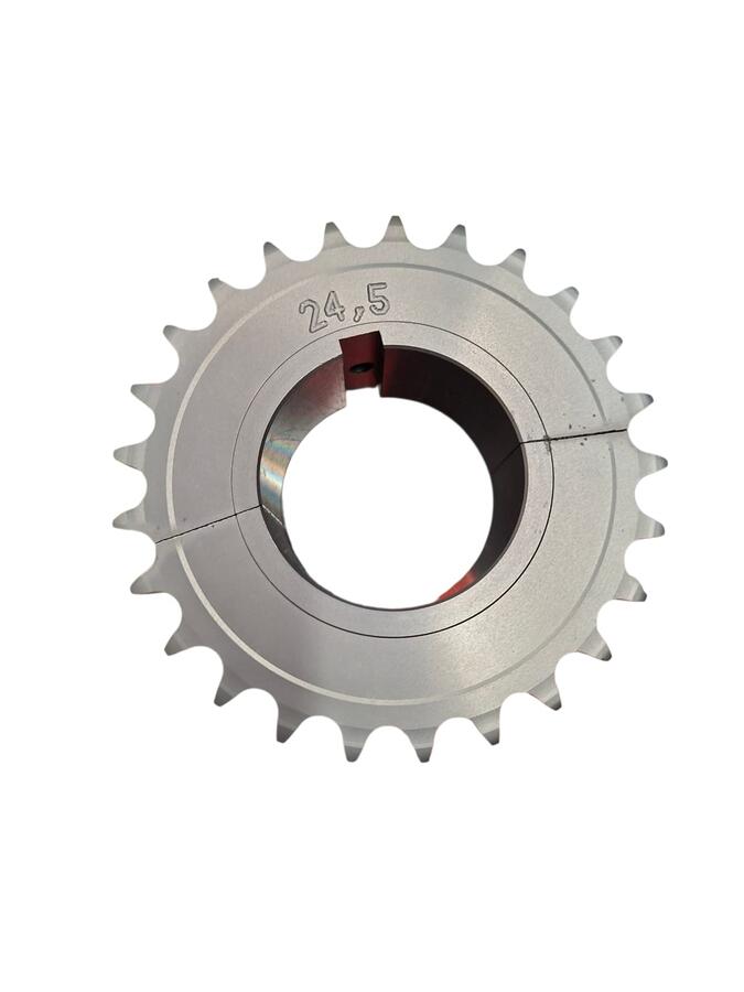 NEW  ! SUPER PROMO !  CORONA IN ERGAL  MEZZO DENTE Ø 50 mm PER KZ passo 428 con CHIUSURA A ZERO