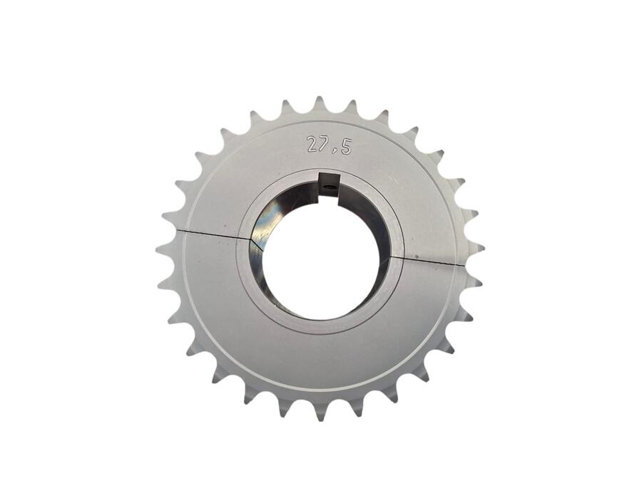 NEW  ! SUPER PROMO !  CORONA IN ERGAL  MEZZO DENTE Ø 50 mm PER KZ passo 428 con CHIUSURA A ZERO