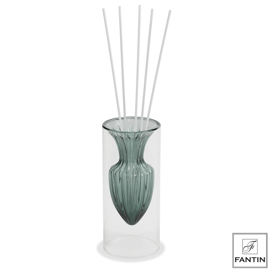 Fantin Argenti – Profumatore/Vaso Anfora in Vetro Ø8xh18 cm con Fragranza