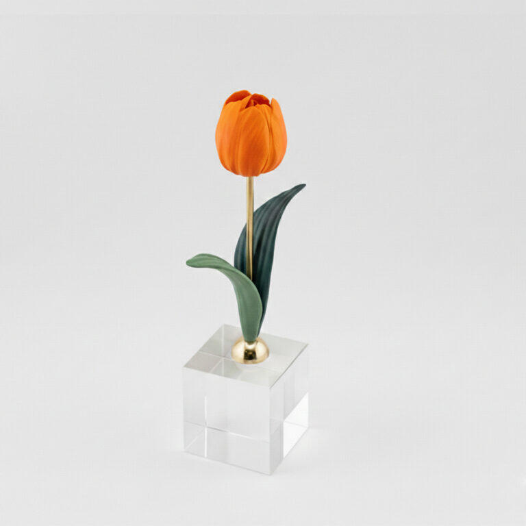 Chiaraela – Pianta Tulipano Decorativa su Base Cubo