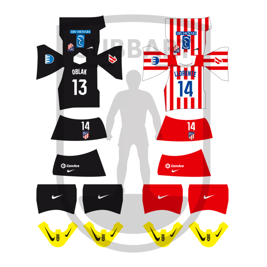 DECALS ATLETICO MADRID 2025/26