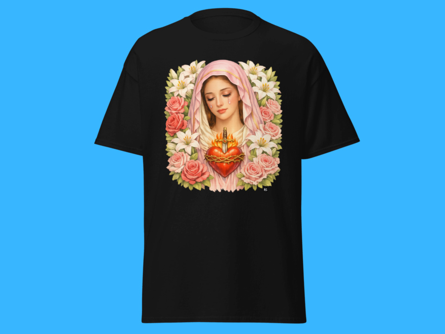 T-Shirt "Gigli e Rose"