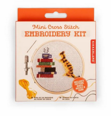 Mini kit da ricamo a punto croce