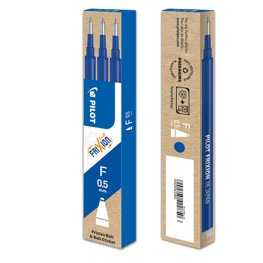 SET 3 REFILL SFERA FRIXIONball CLICKER 0.5mm PILOT
