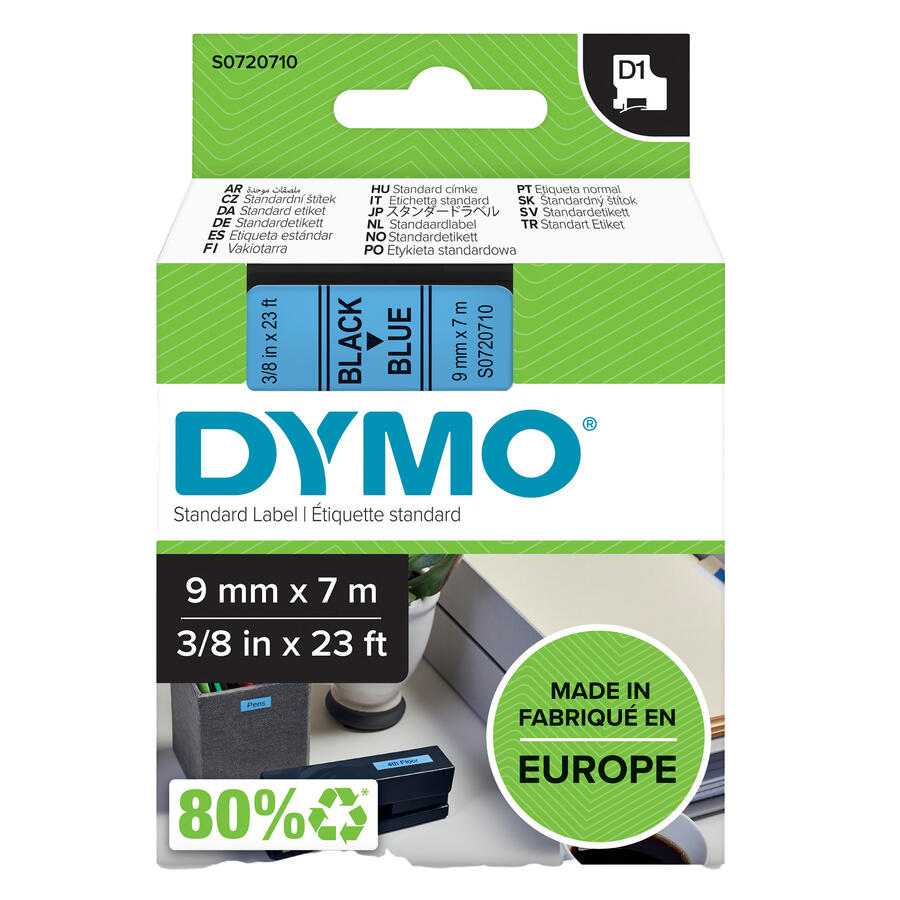 NASTRO DYMO TIPO D1 (9MMX7M)