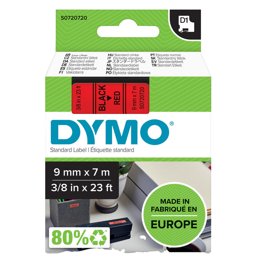 NASTRO DYMO TIPO D1 (9MMX7M)