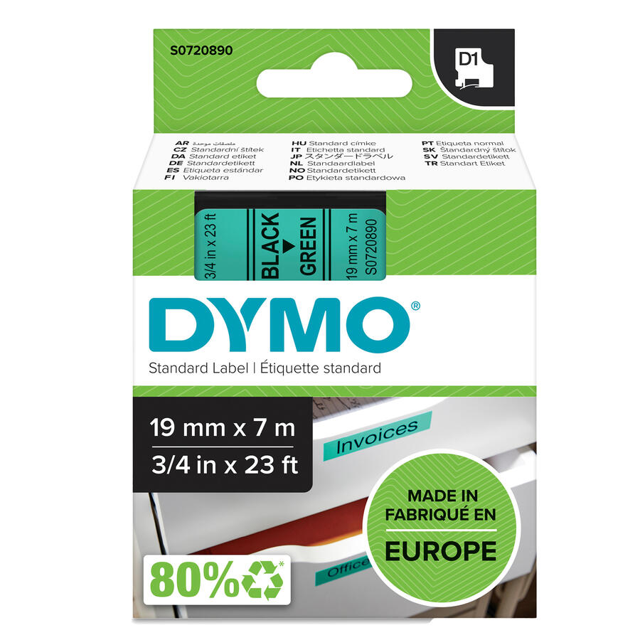 NASTRO DYMO TIPO D1 (19MMX7MT)