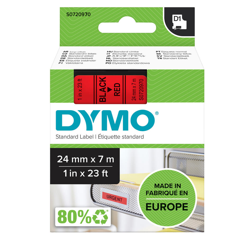 NASTRO DYMO TIPO D1 (24MMX7MT)