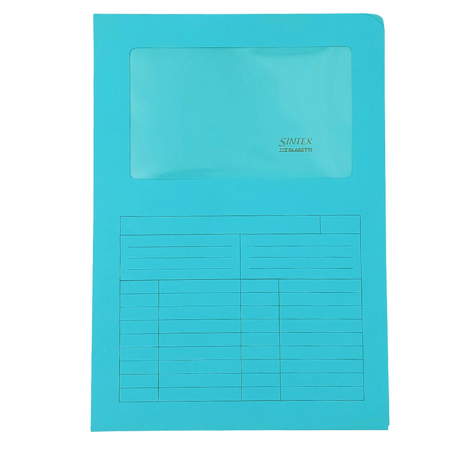 Confezione cartelline con finestra SINTEX BLASETTI