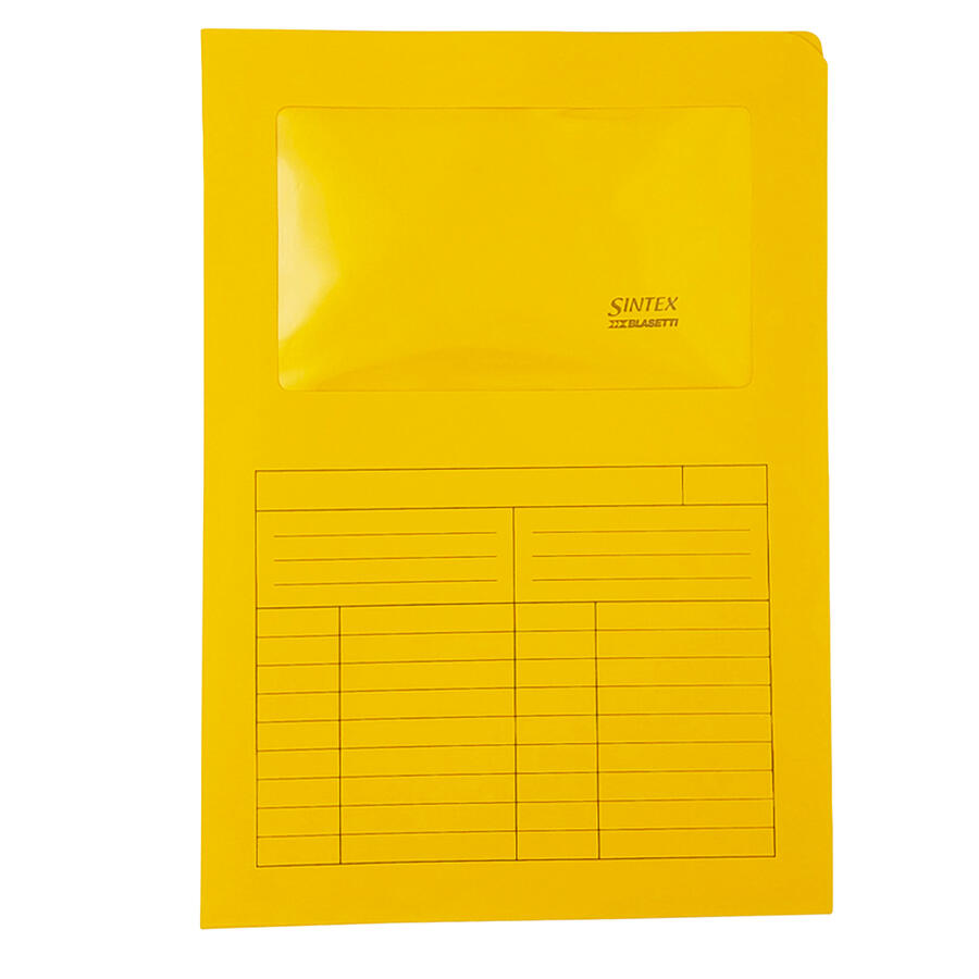 Confezione cartelline con finestra SINTEX BLASETTI