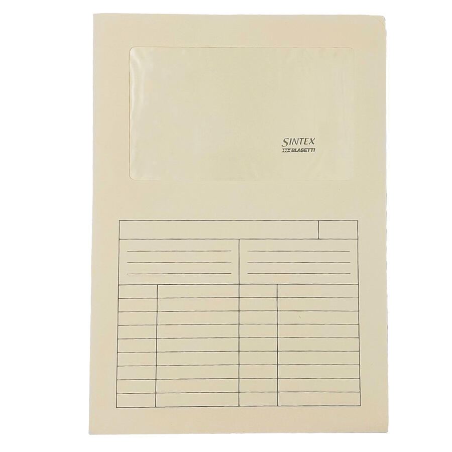 Confezione cartelline con finestra SINTEX BLASETTI