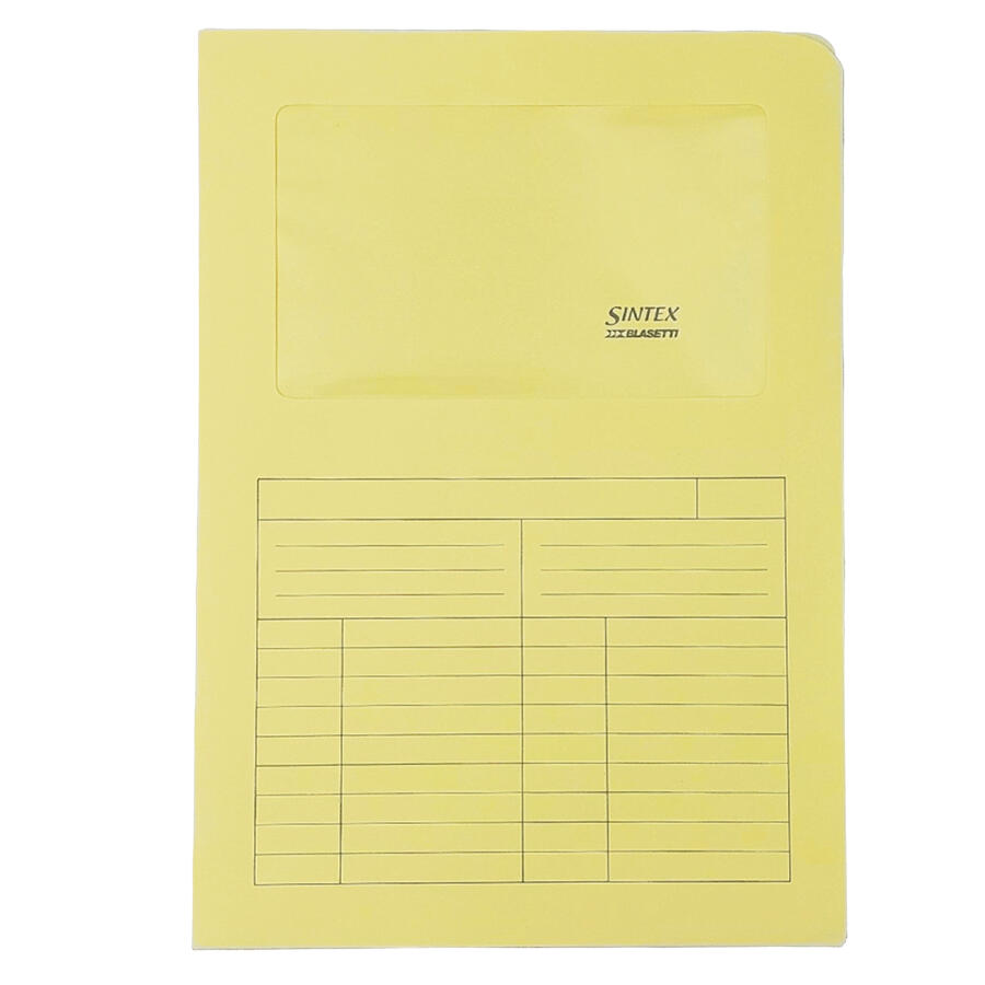 Confezione cartelline con finestra SINTEX BLASETTI