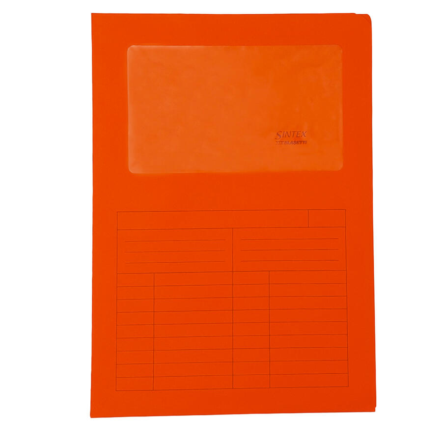Confezione cartelline con finestra SINTEX BLASETTI