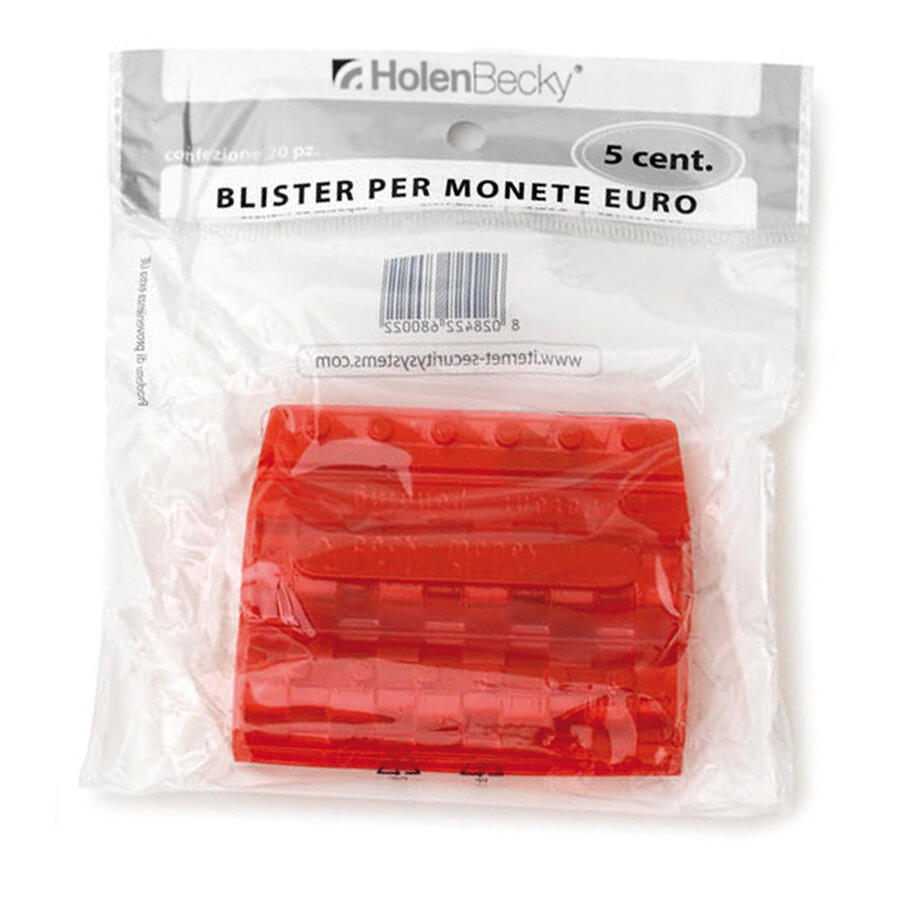 Blister 20 Portamonete in PVC