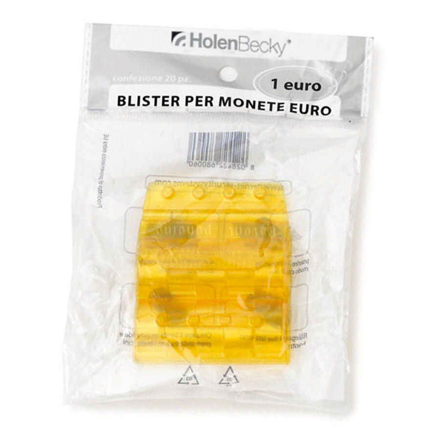 Blister 20 Portamonete in PVC