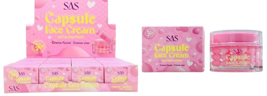 SAS CAPSULE FACE CREAM [Conf. da 12 pezzi]