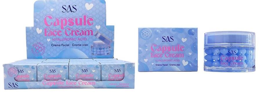SAS CAPSULE FACE CREAM [Conf. da 12 pezzi]