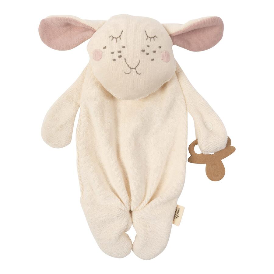 Doudou con portaciuccio integrato – Cotone bio GOTS