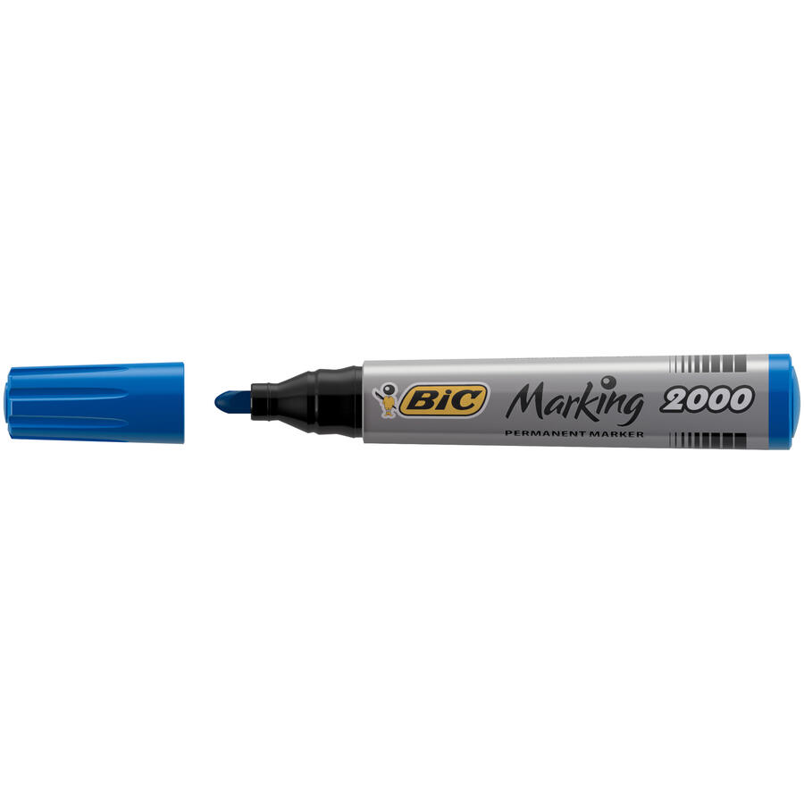 Pennarello Marcatore Punta Tonda Indelebile 2000 BIC - conf. 12 pz
