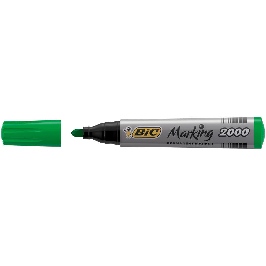 Pennarello Marcatore Punta Tonda Indelebile 2000 BIC - conf. 12 pz