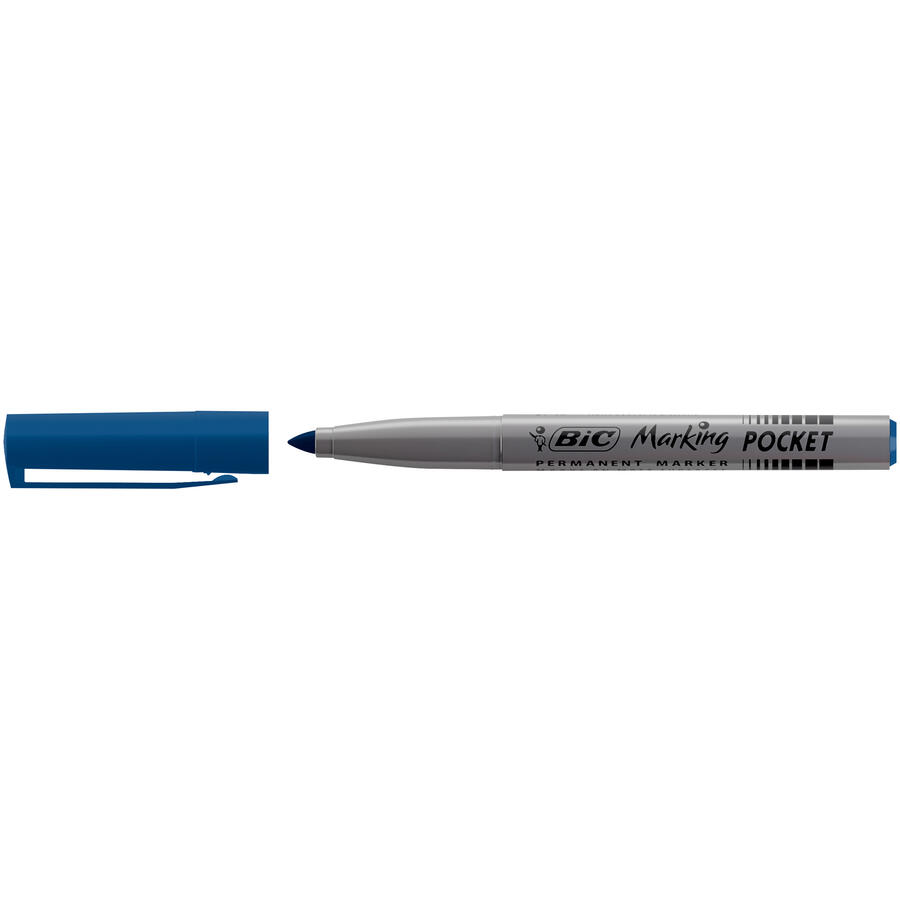 Pennarello Marcatore Punta Tonda Indelebile POCKET 1445 BIC - conf. 12 pz
