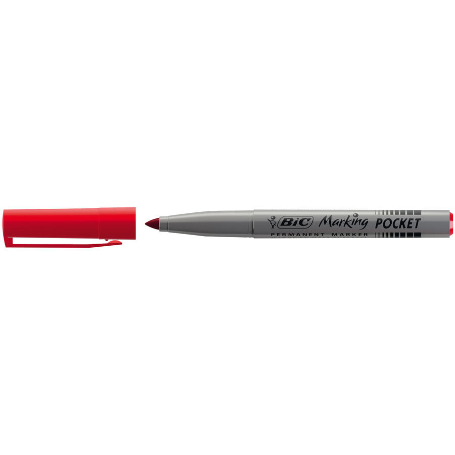 Pennarello Marcatore Punta Tonda Indelebile POCKET 1445 BIC - conf. 12 pz