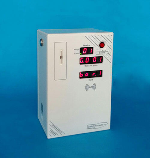 Gettoniera elettronica da 1 a 5  docce o servizi 12Vac mod. Baleari 5