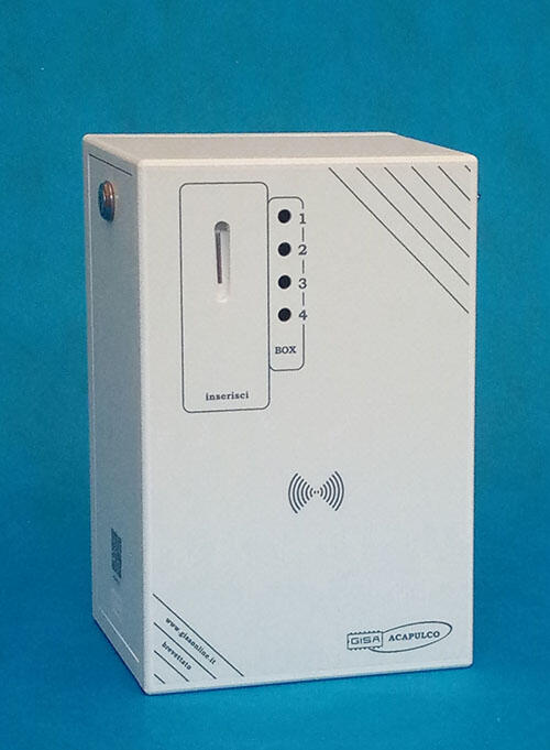 Gettoniera elettronica da 1 a 4 docce o servizi selezione automatica 12Vac mod. Acapulco