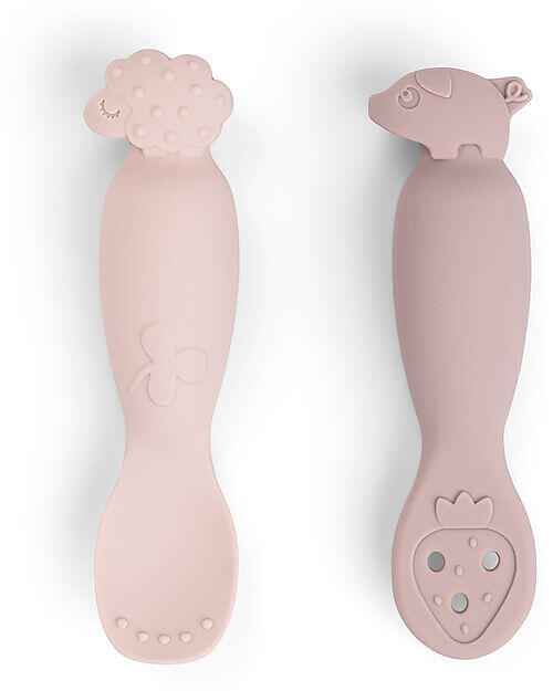Set 2 Cucchiai da Apprendimento in Silicone – Tiny Farm