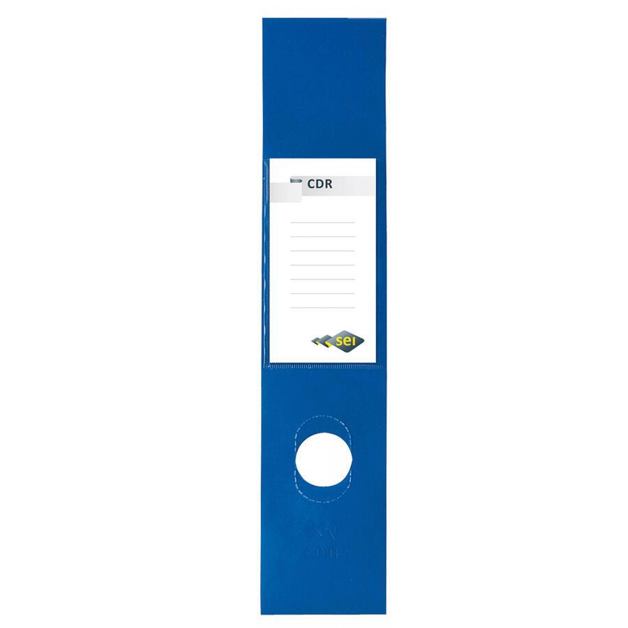  Copridorso per Raccoglitori d.so 8 cm Adesivo CDR PVC SEI ROTA - conf. 10 pz