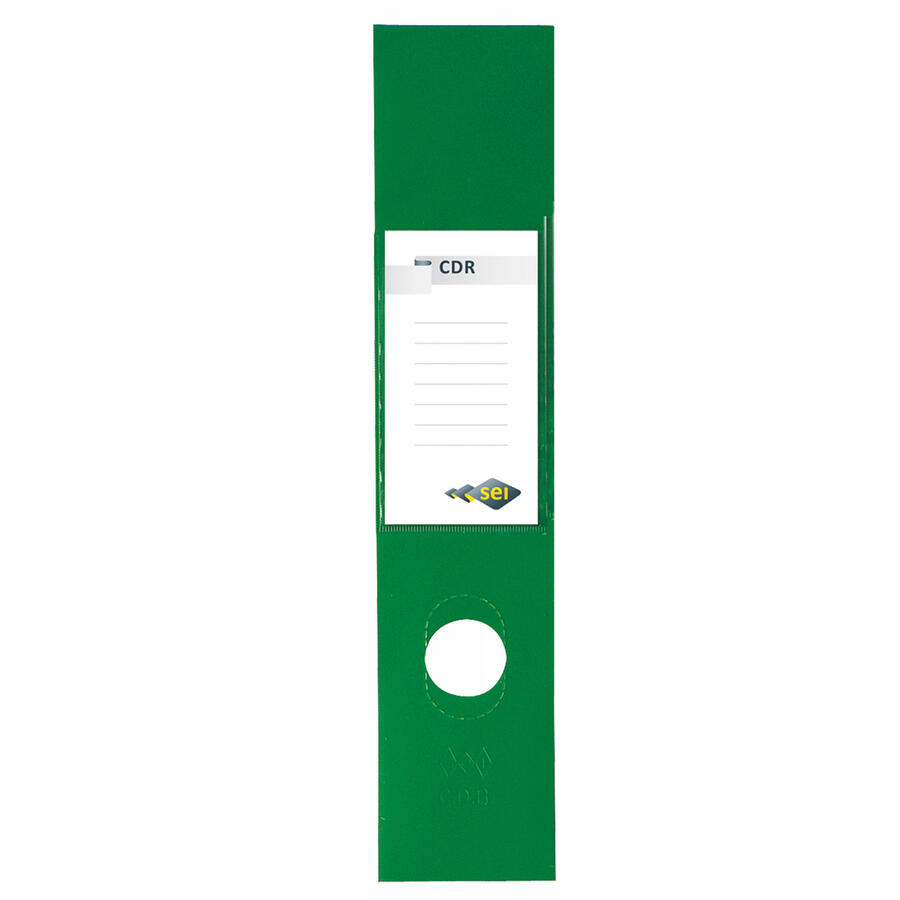  Copridorso per Raccoglitori d.so 8 cm Adesivo CDR PVC SEI ROTA - conf. 10 pz