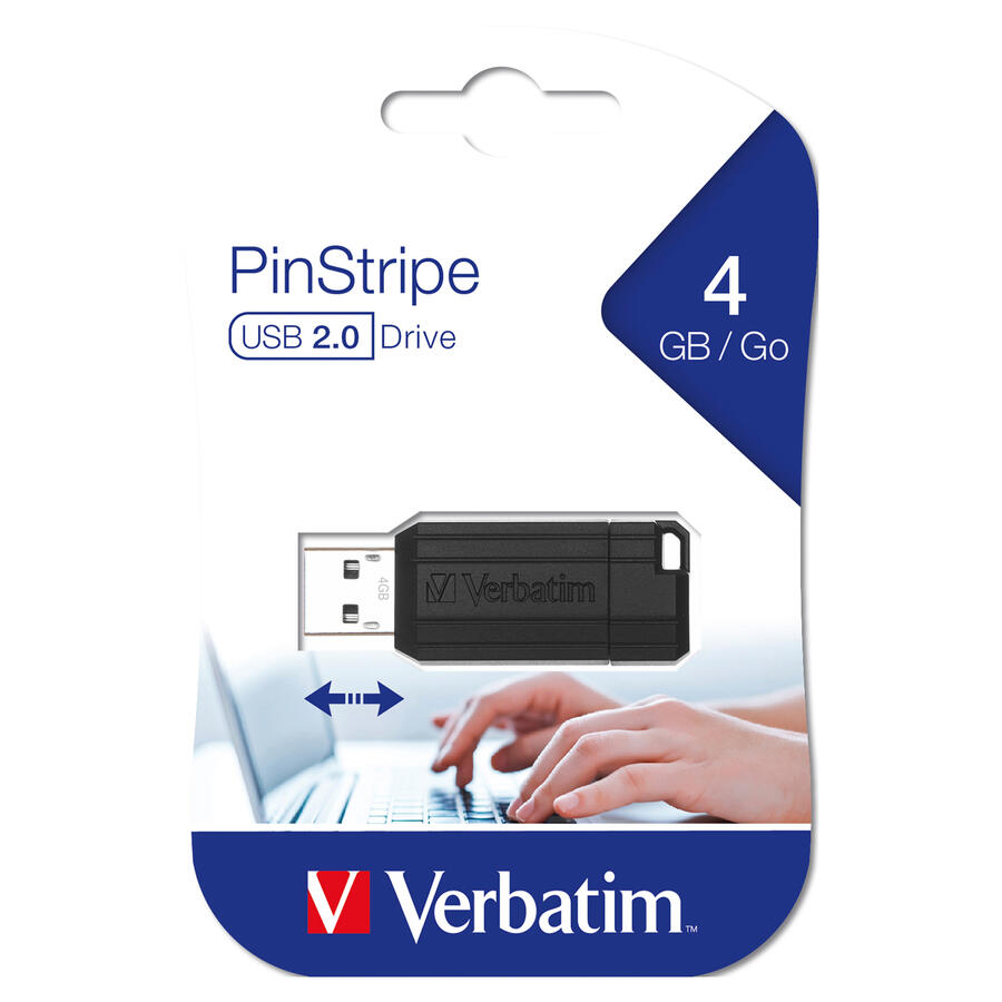 Chiavetta USB STORE 'N' GO PINSTRIPE Nero VERBATIM