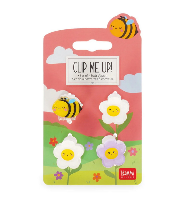 Set di 4 Mini Mollette per Capelli - Clip me up!