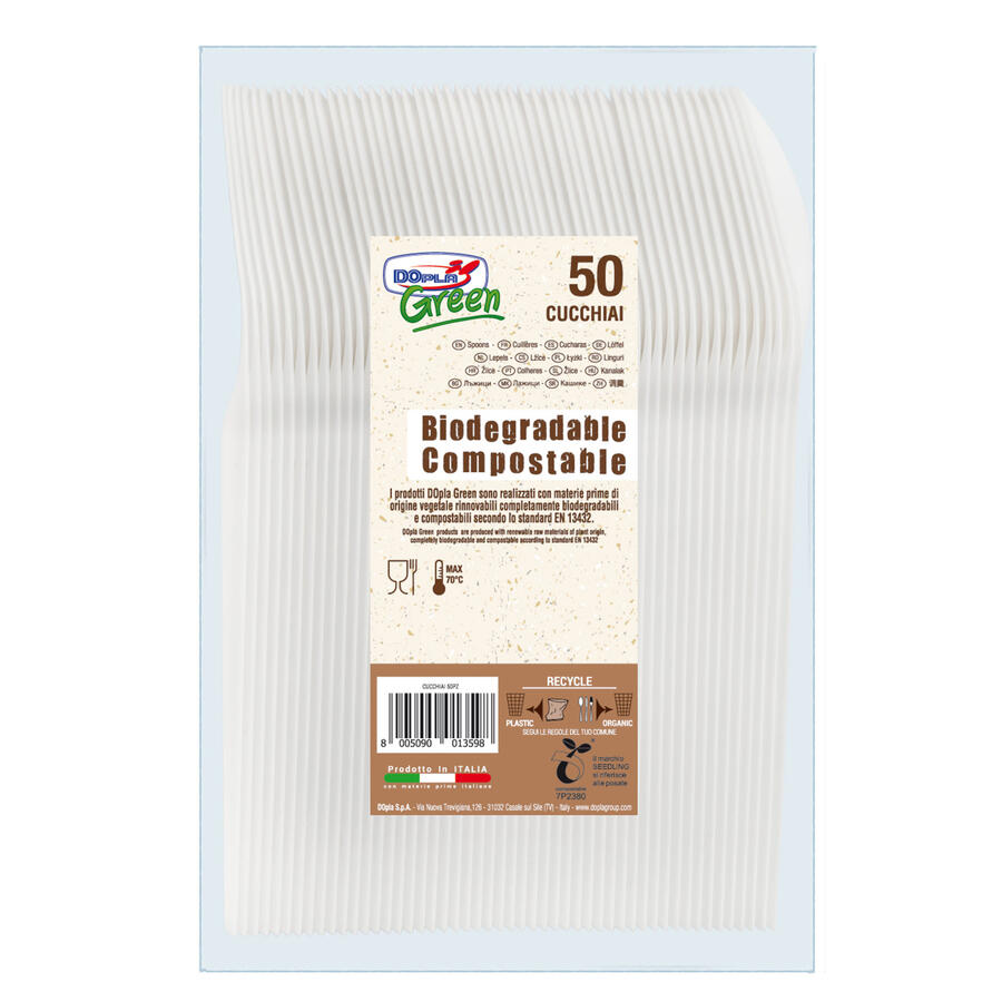 Posate Biodegradabili in Estabio linea Green DOPLA