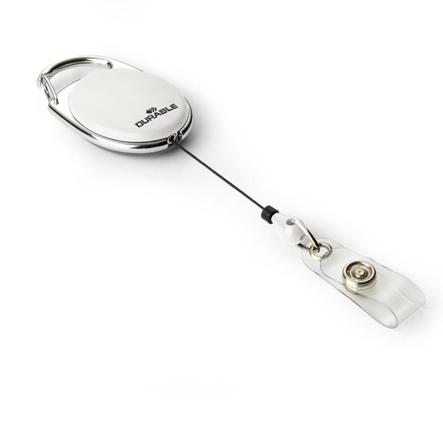 Chiocciola Portabadge YO-YO conf Filo Retrattile DURABLE - conf. 10 pz