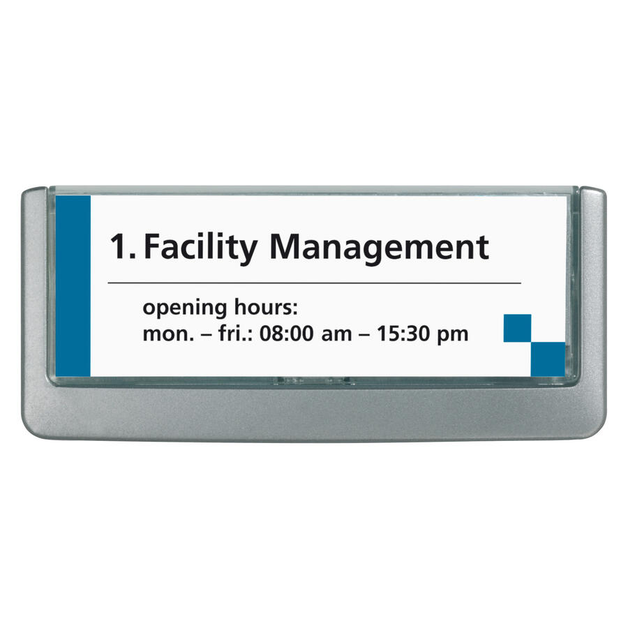 Targhetta Portanome CLICK SIGN Porta / Muro DURABLE