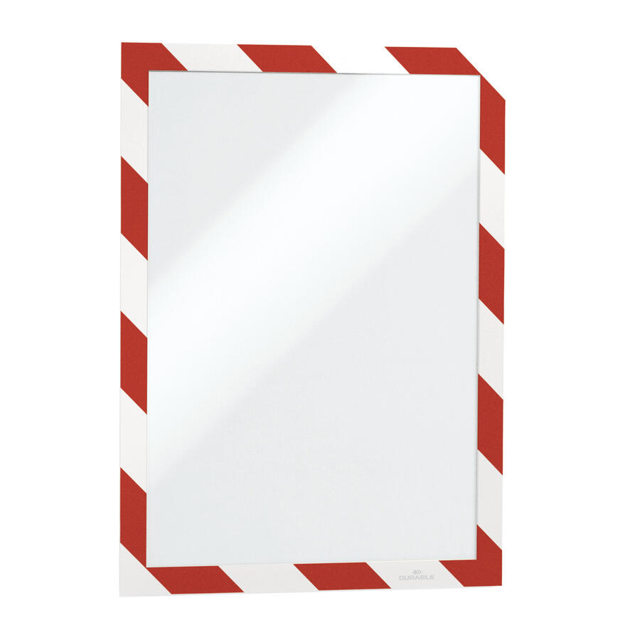 Cornice Magnetica Sicurezza f.to A4 Rimovibile DURABLE - conf. 2 pz