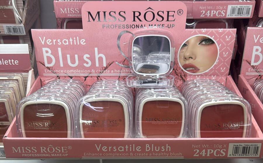 MISS ROSE VERSATILE BLUSH CON SPECCHIO + PENNELLINO [Conf. Da 24 pezzi