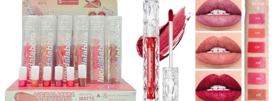 BELLA SHOPPING LUCIDALABBRA GLITTERATO MATTE [Conf. da 24 pezzi]