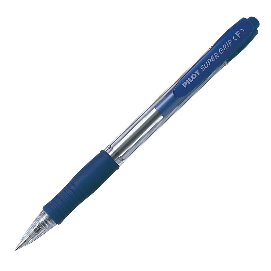 Penna Sfera a Scatto SUPER GRIP Punta Fine 0.7 mm PILOT - conf. 12 pz